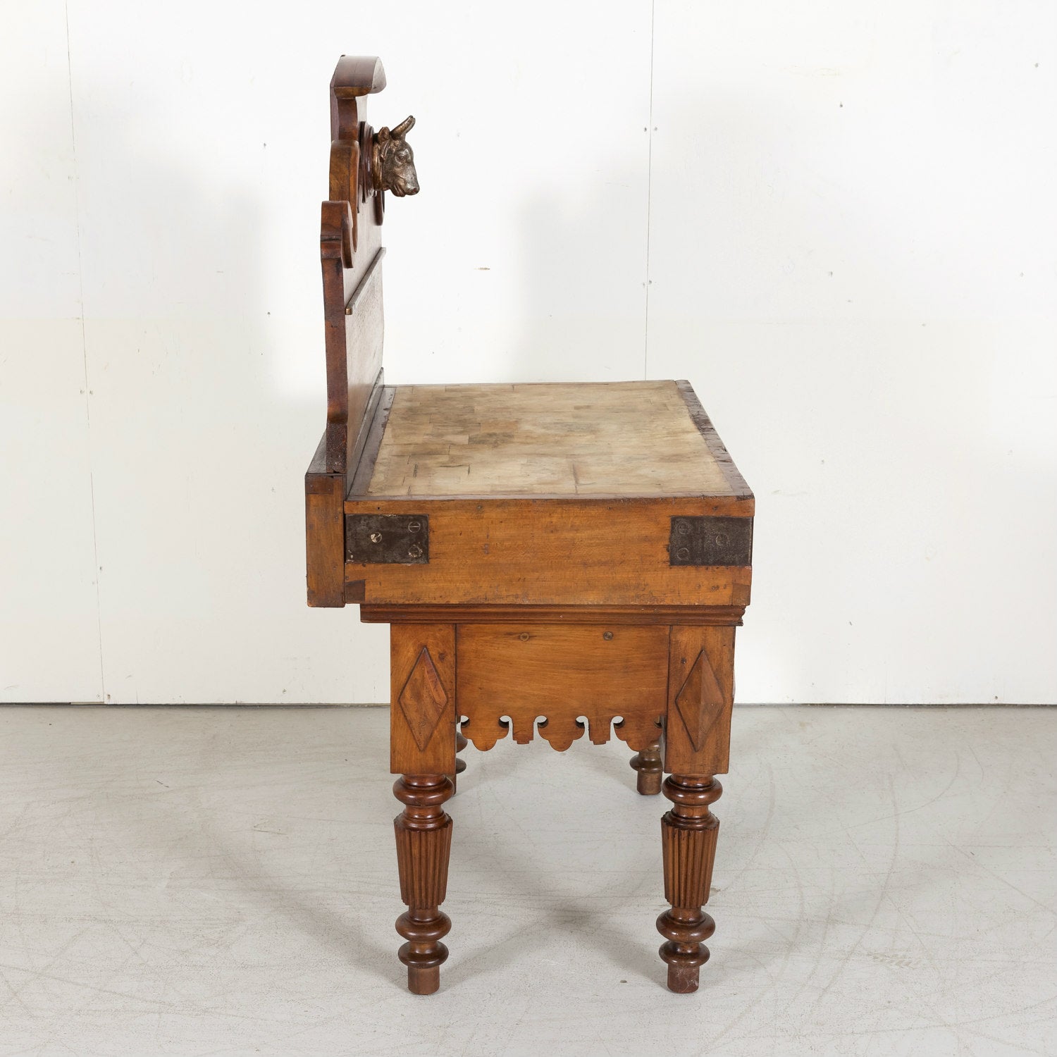 19th Century French Billot de Boucher or Butcher Block by Trussant & Cie