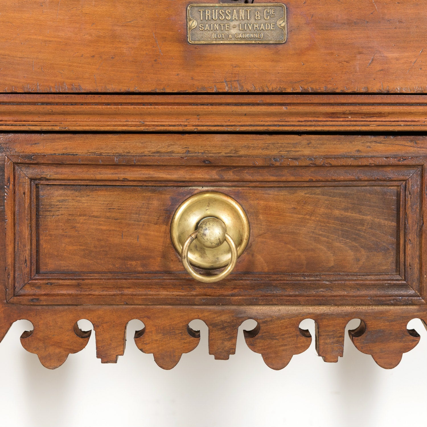 19th Century French Billot de Boucher or Butcher Block by Trussant & Cie