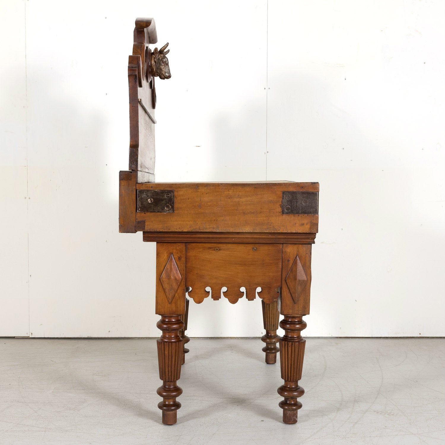 19th Century French Billot de Boucher or Butcher Block by Trussant & Cie