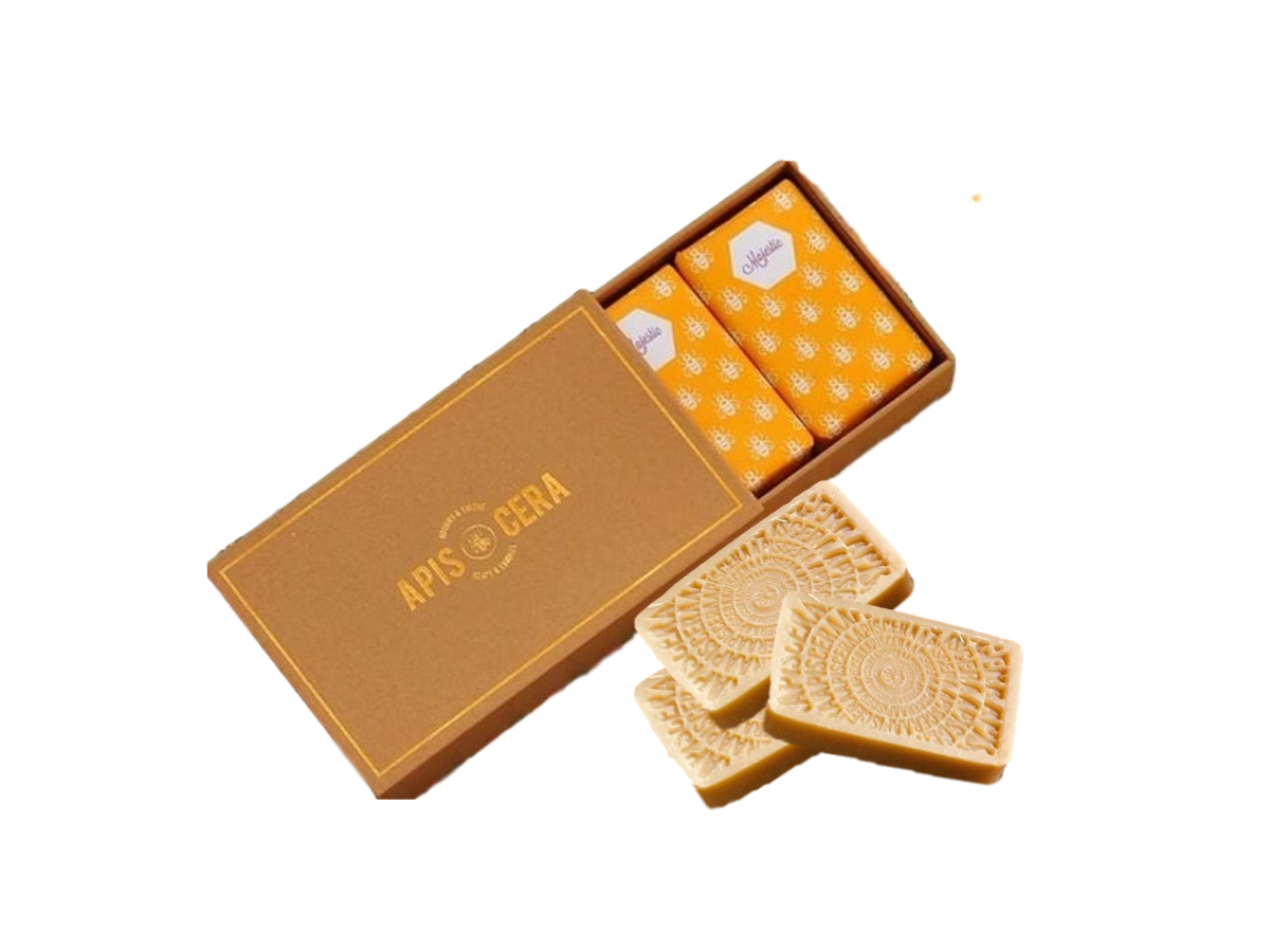 Majestic Organic Honey and Lavender French Soap from Provence, Box of 3