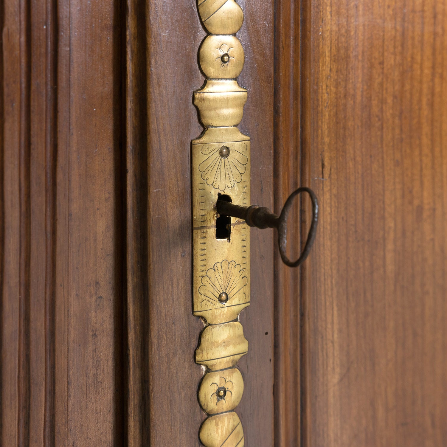 Mid-19th Century French Provincial Louis XV Style Cherry Buffet Nantais