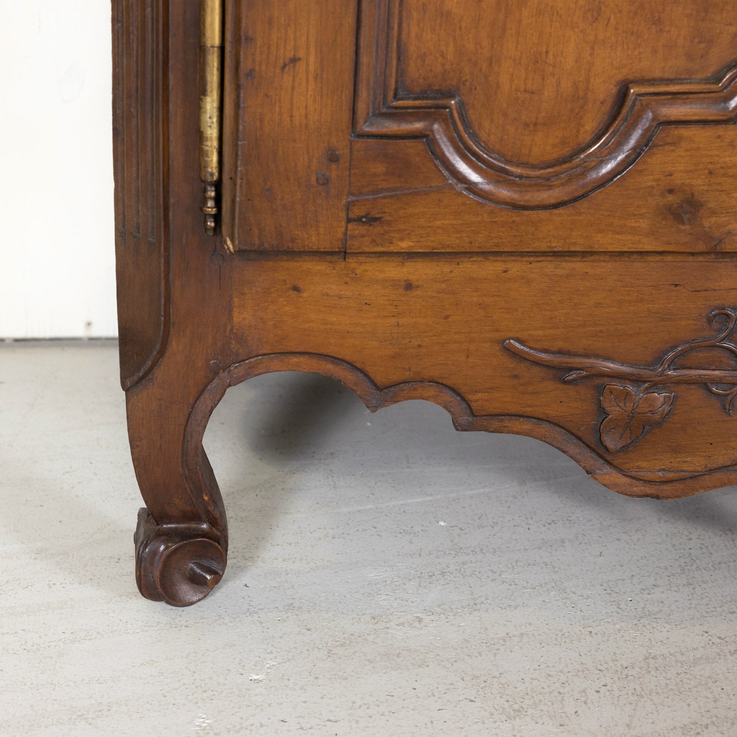 Mid-19th Century French Provincial Louis XV Style Cherry Buffet Nantais