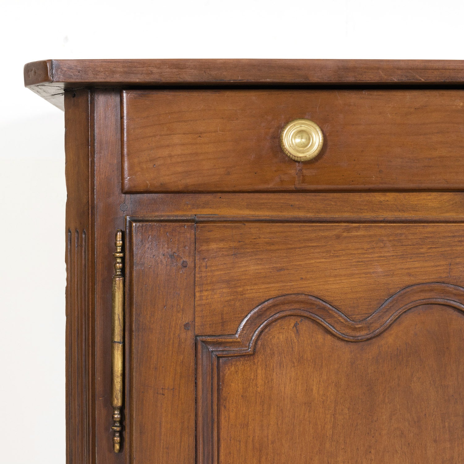 Mid-19th Century French Provincial Louis XV Style Cherry Buffet Nantais