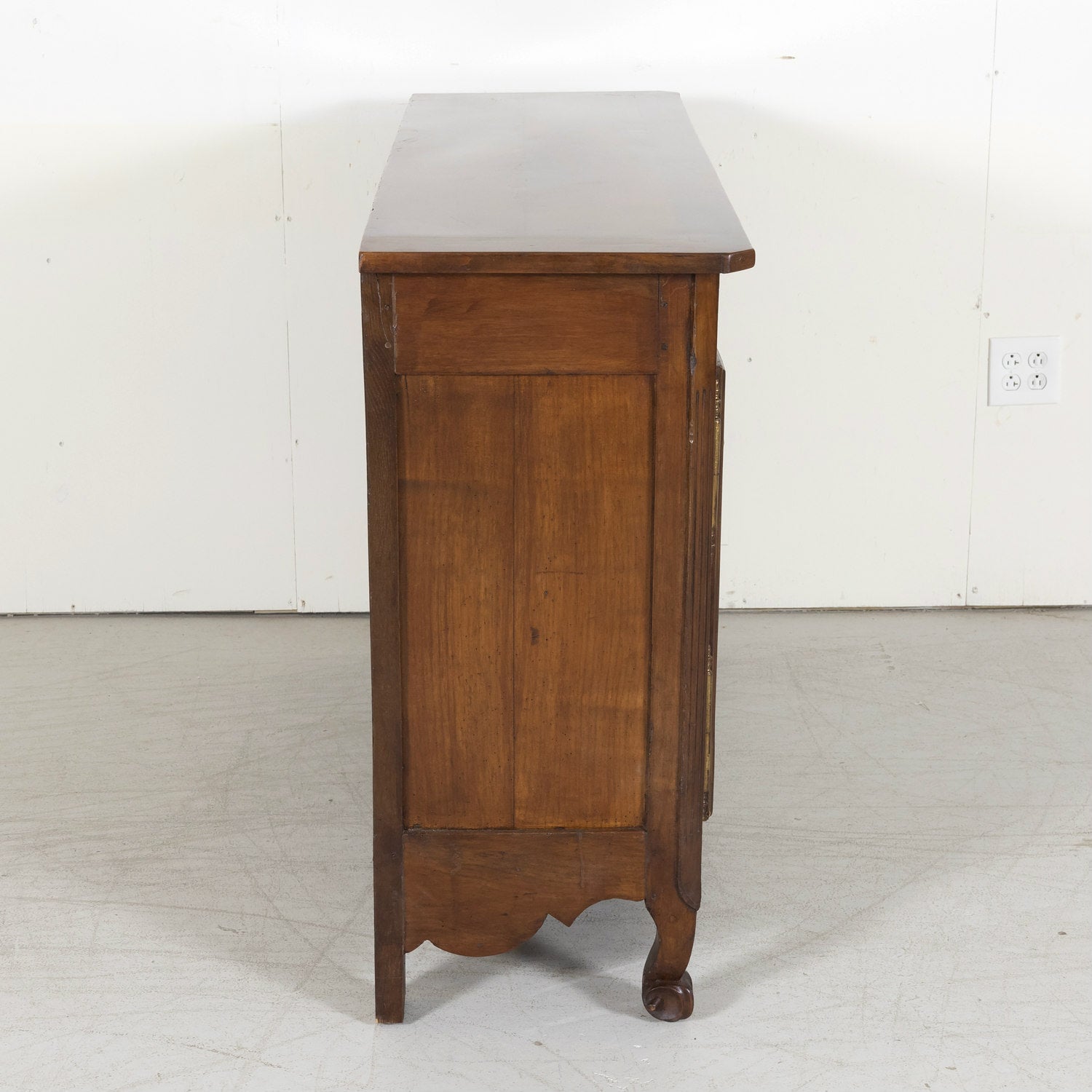 Mid-19th Century French Provincial Louis XV Style Cherry Buffet Nantais