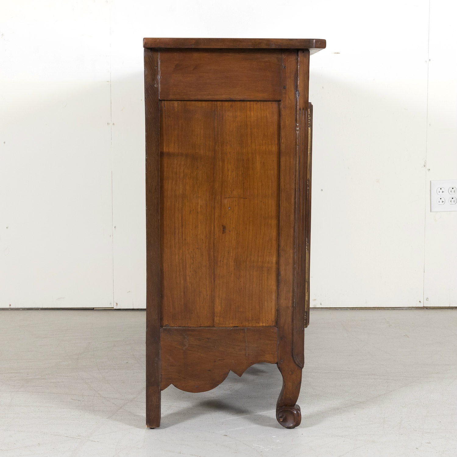 Mid-19th Century French Provincial Louis XV Style Cherry Buffet Nantais