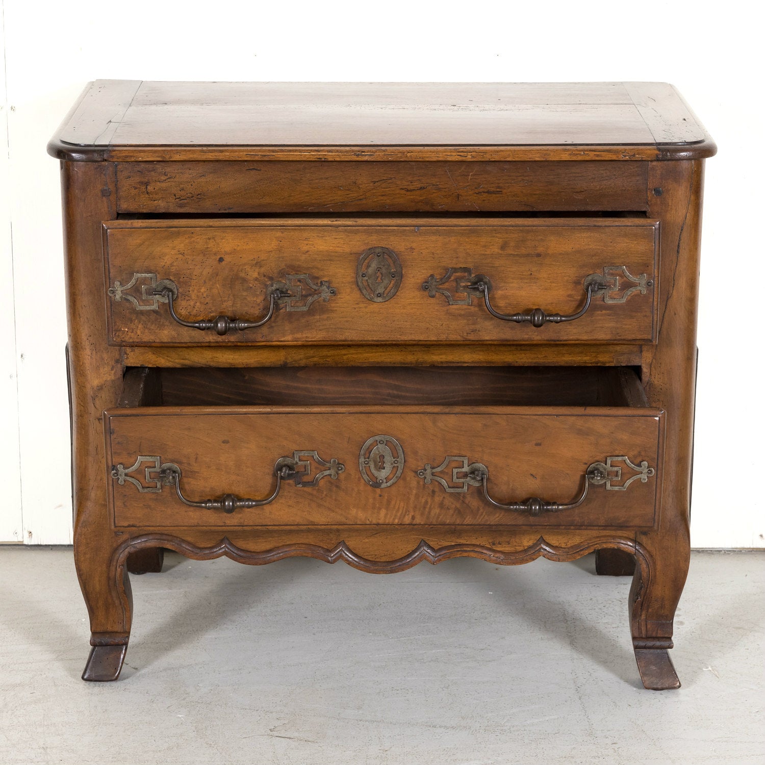 Mid-18th Century Louis XV Period Petite Walnut Commode