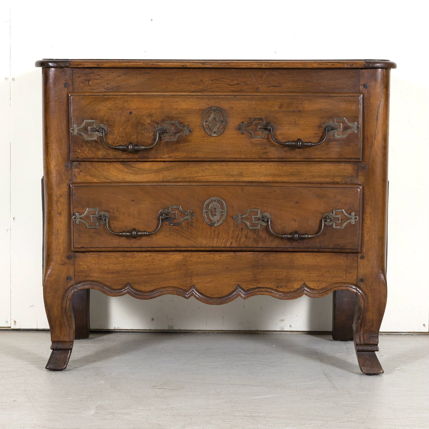 Mid-18th Century Louis XV Period Petite Walnut Commode