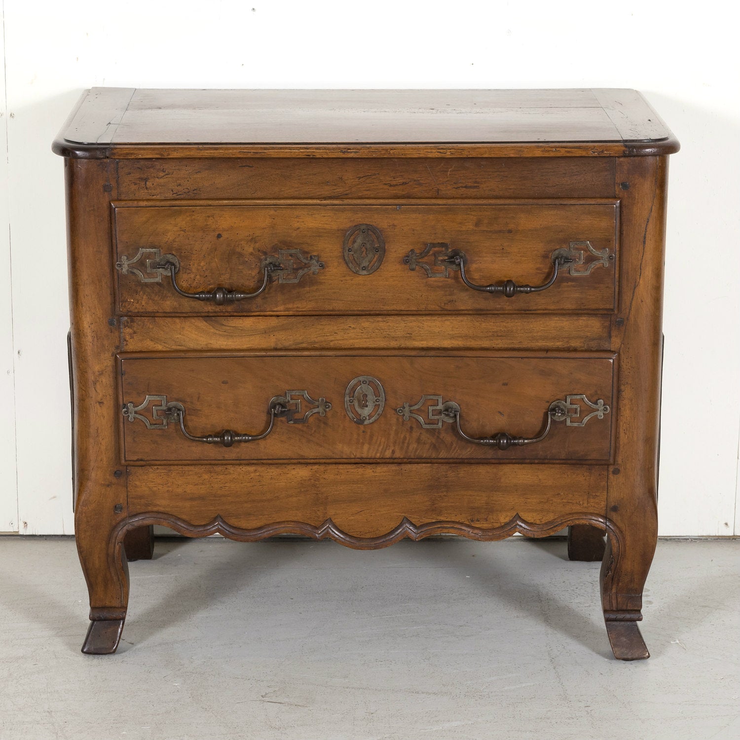 Mid-18th Century Louis XV Period Petite Walnut Commode