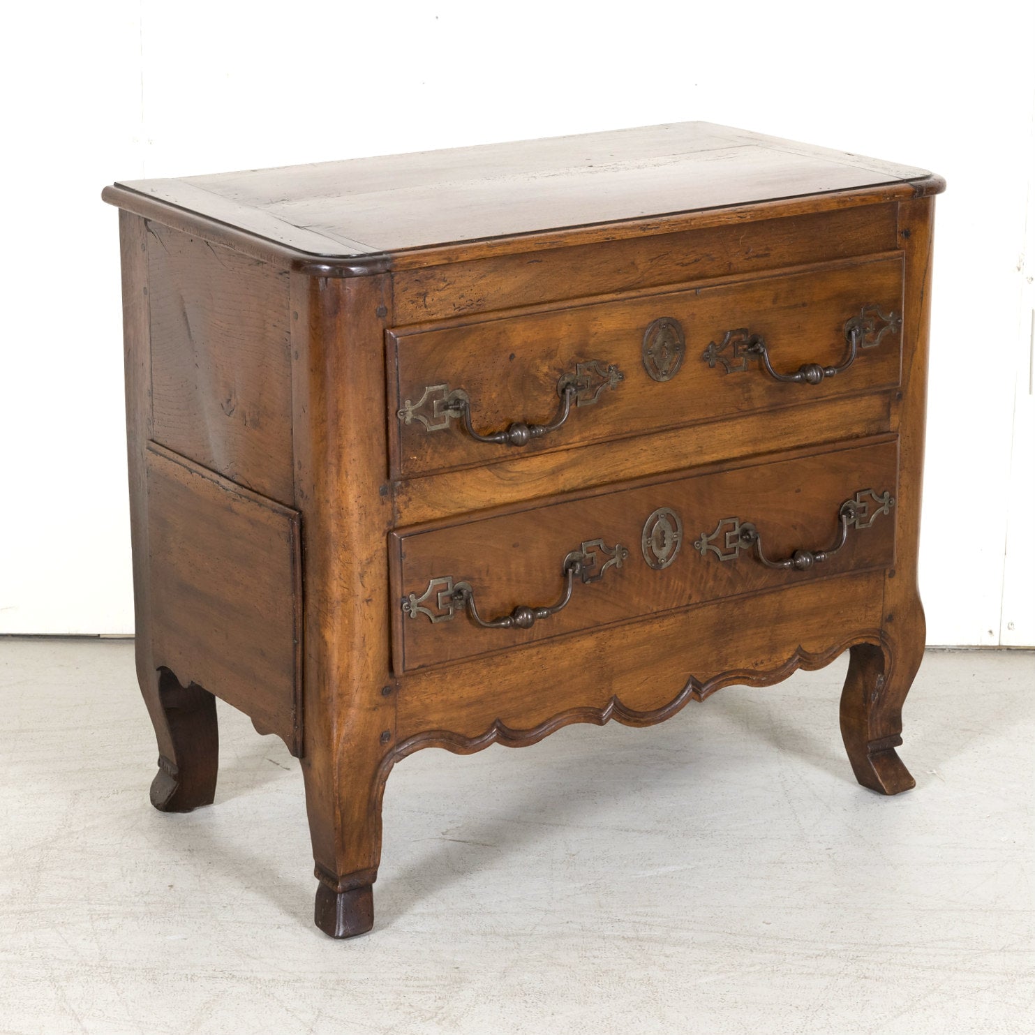 Mid-18th Century Louis XV Period Petite Walnut Commode