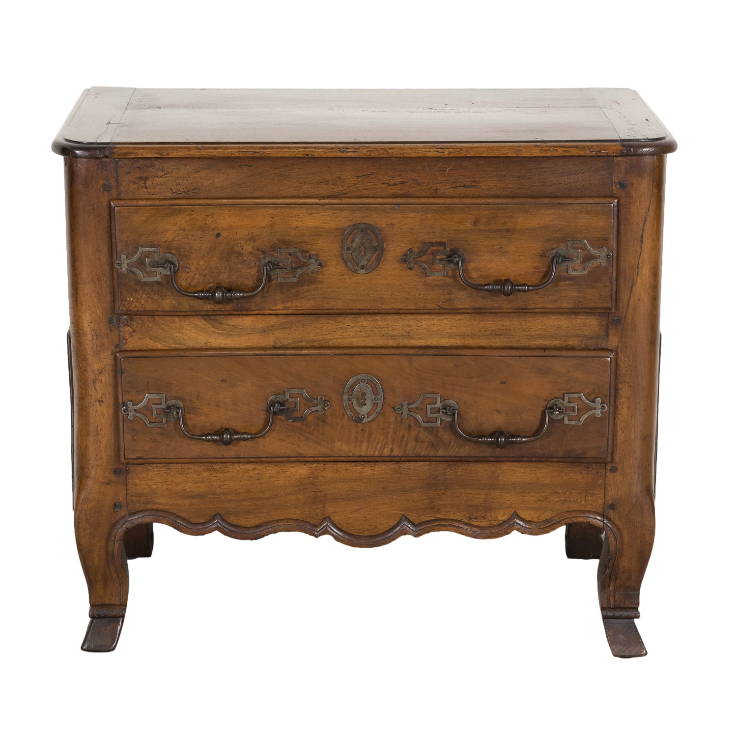 Mid-18th Century Louis XV Period Petite Walnut Commode