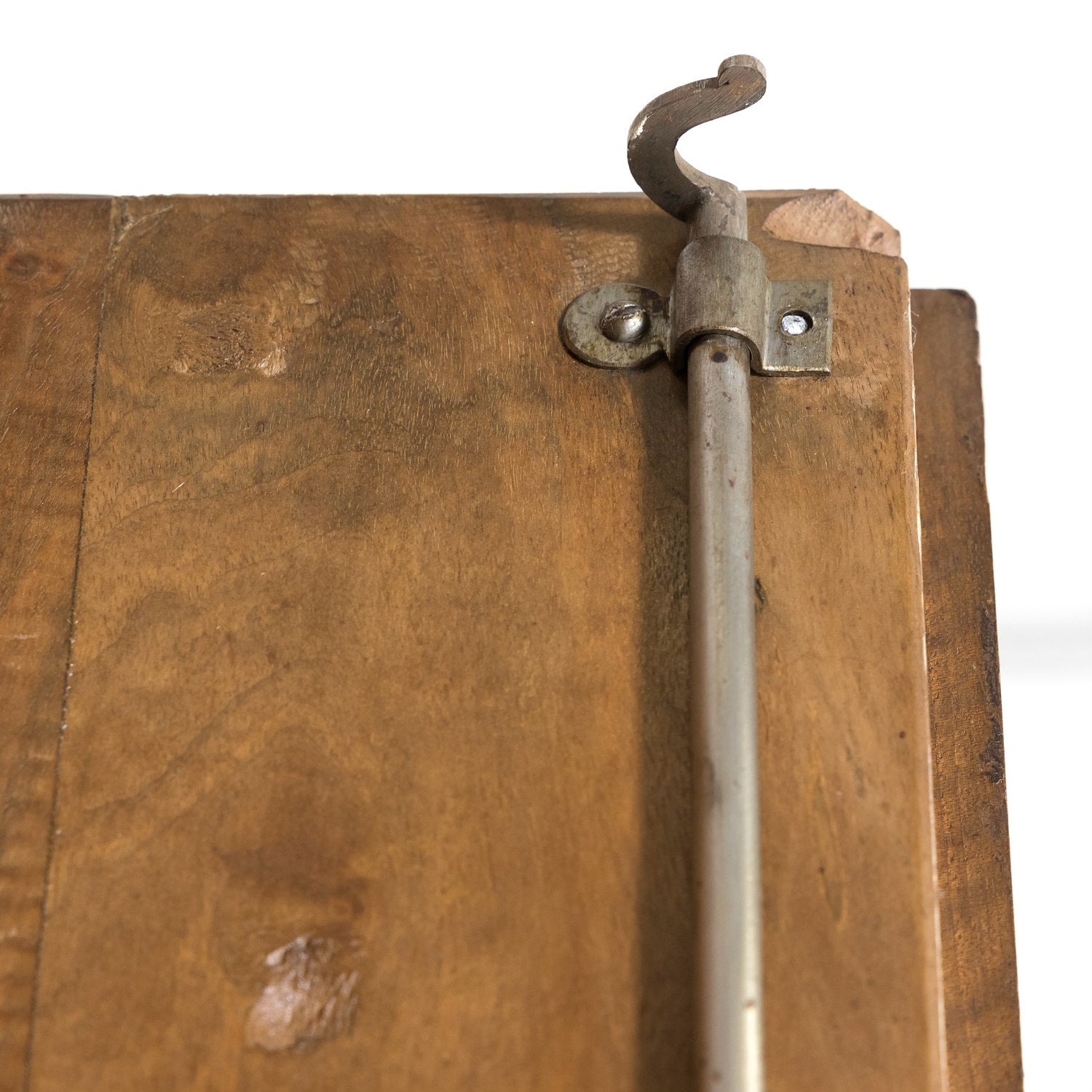 19th Century French Restauration Period Solid Walnut Lyonnaise Armoire with Fruitwood Marquetry