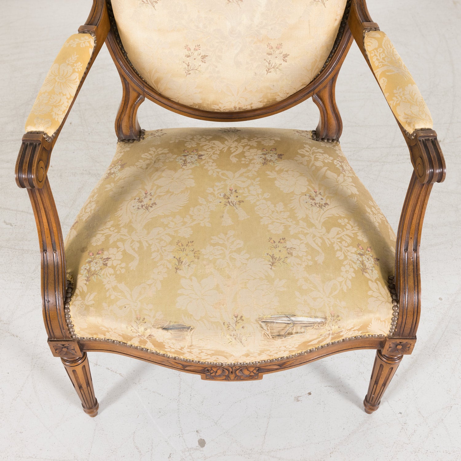 Set of Four French Louis XVI Fauteuils