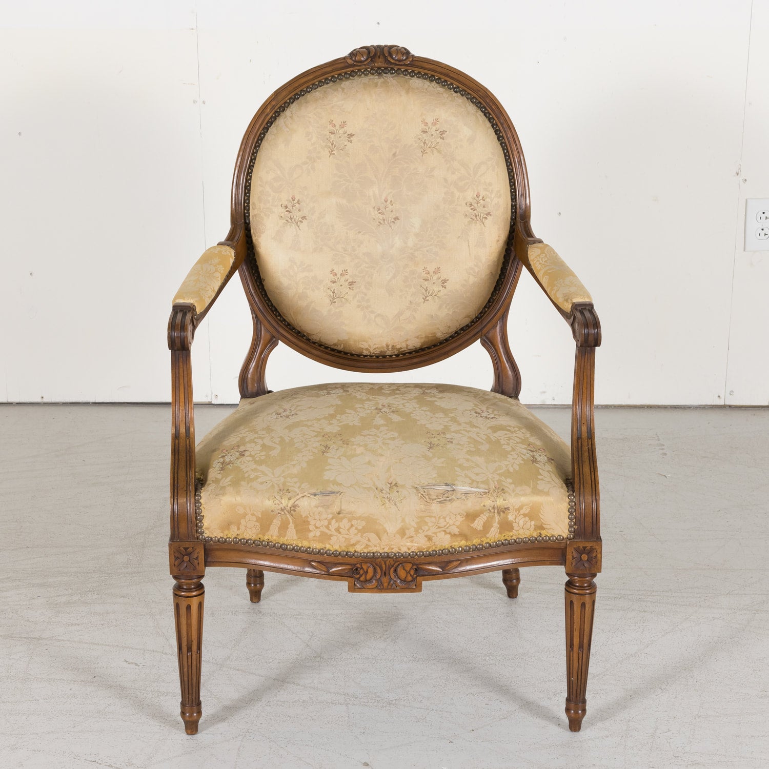 Set of Four French Louis XVI Fauteuils