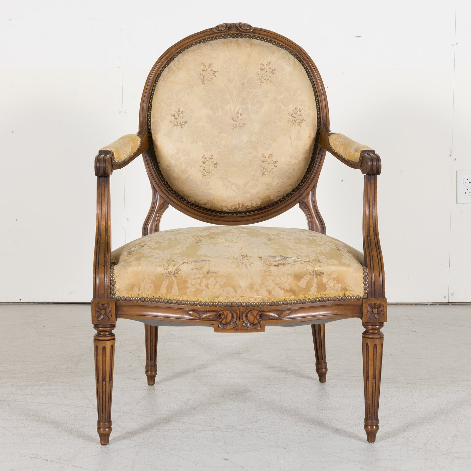Set of Four French Louis XVI Fauteuils