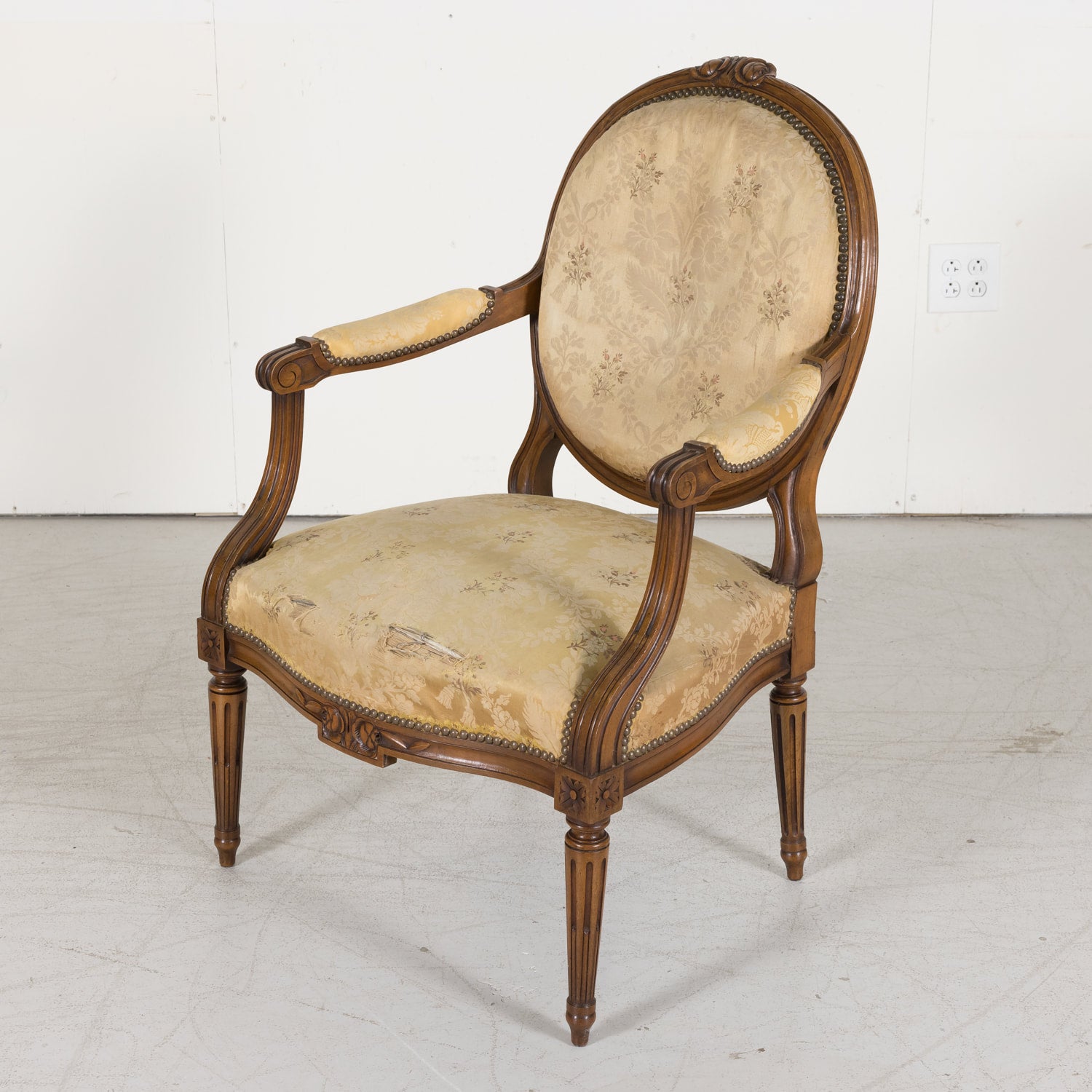 Set of Four French Louis XVI Fauteuils