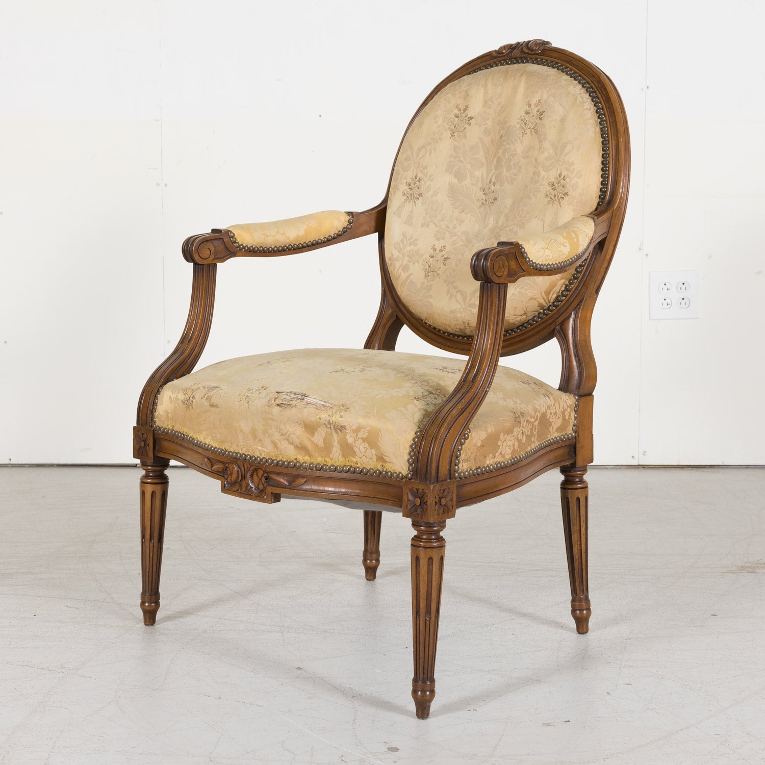 Set of Four French Louis XVI Fauteuils