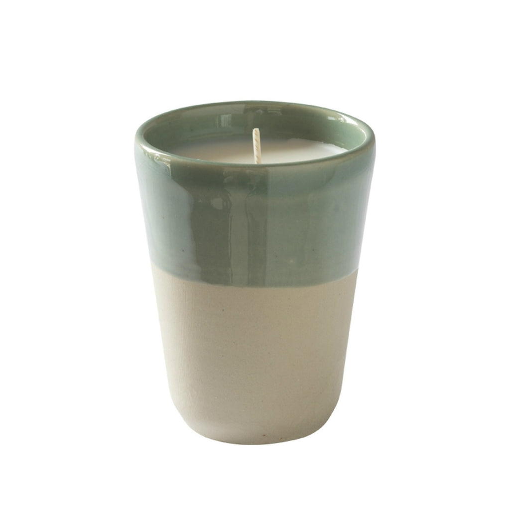 Manufacture de Digoin Thyme Flower Scented Candle in Stoneware Pot