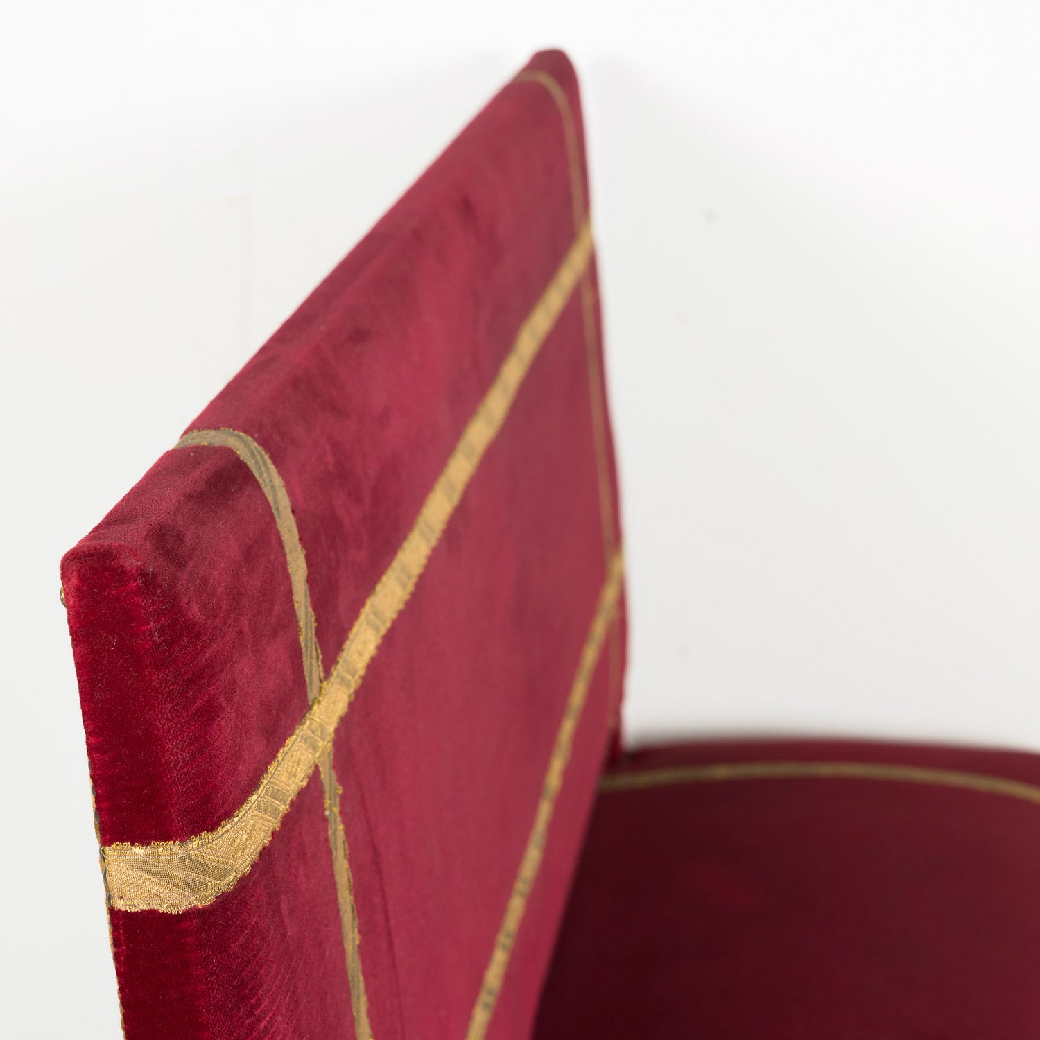 19th Century Louis XIV Style Hand Carved Walnut Upholstered Spanish Bench or Banquette