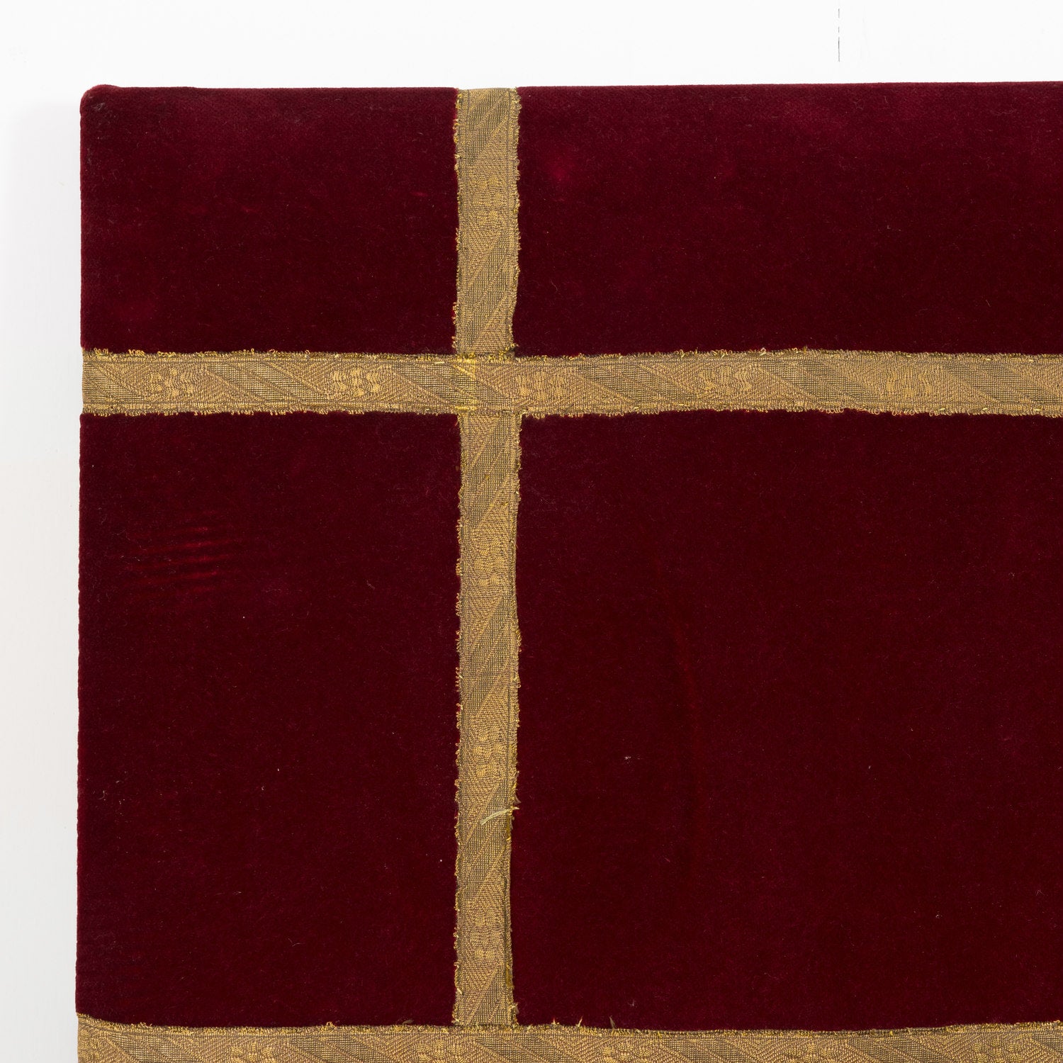 19th Century Louis XIV Style Hand Carved Walnut Upholstered Spanish Bench or Banquette