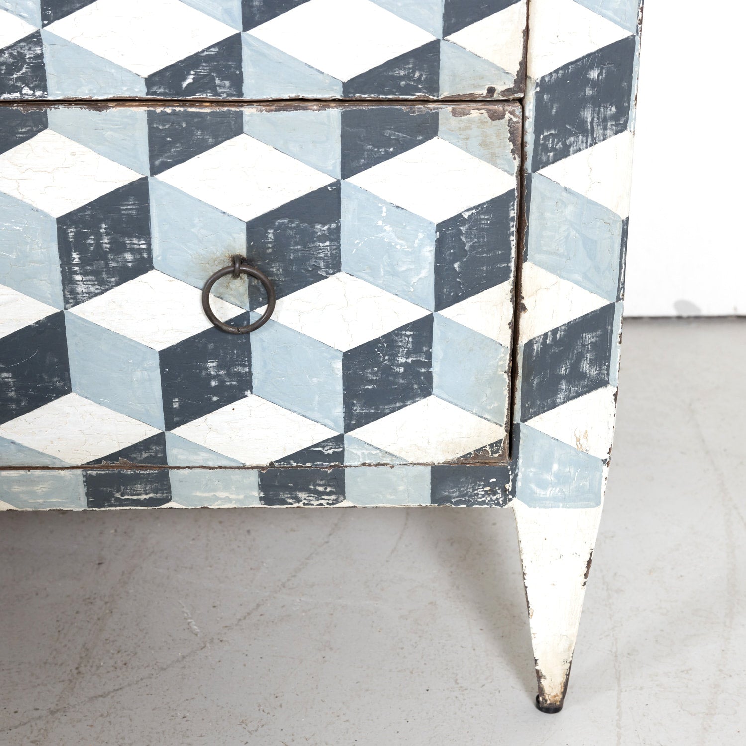 Late 19th Century French Louis XVI Style Painted Commode