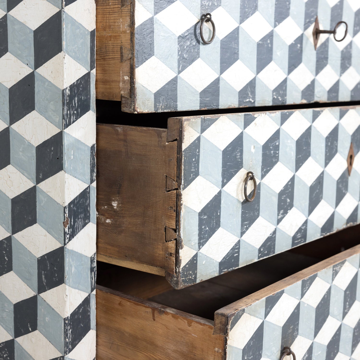 Late 19th Century French Louis XVI Style Painted Commode