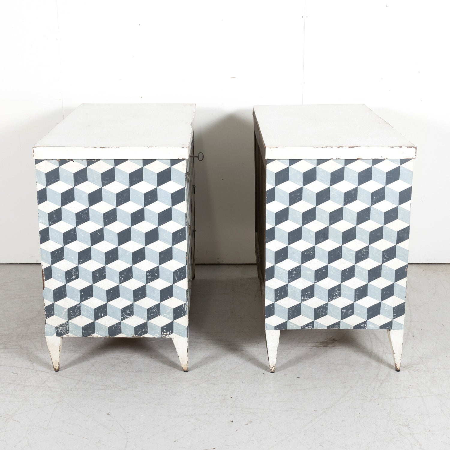 Late 19th Century French Louis XVI Style Painted Commode