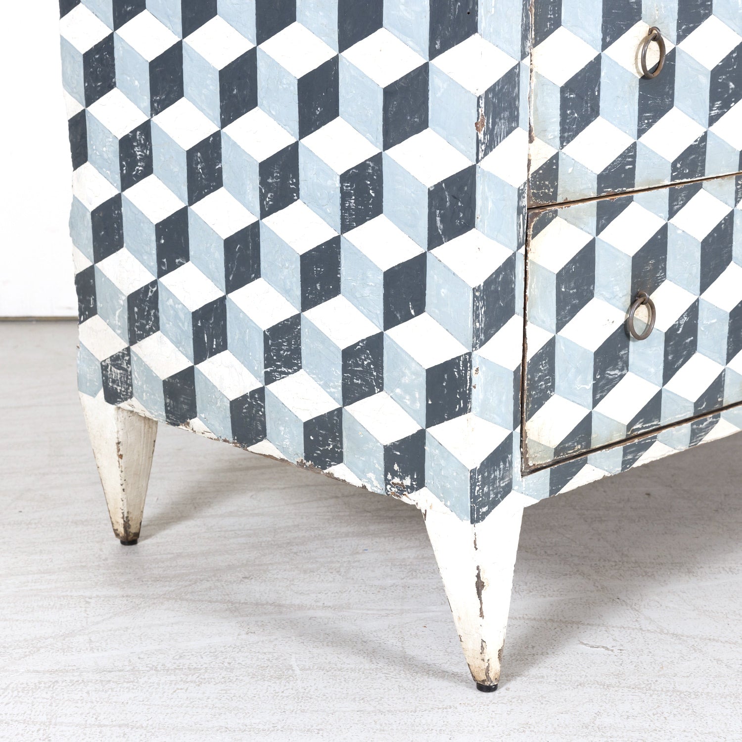 Late 19th Century French Louis XVI Style Painted Commode