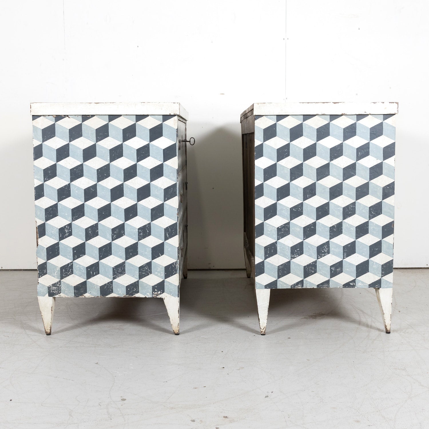 Late 19th Century French Louis XVI Style Painted Commode