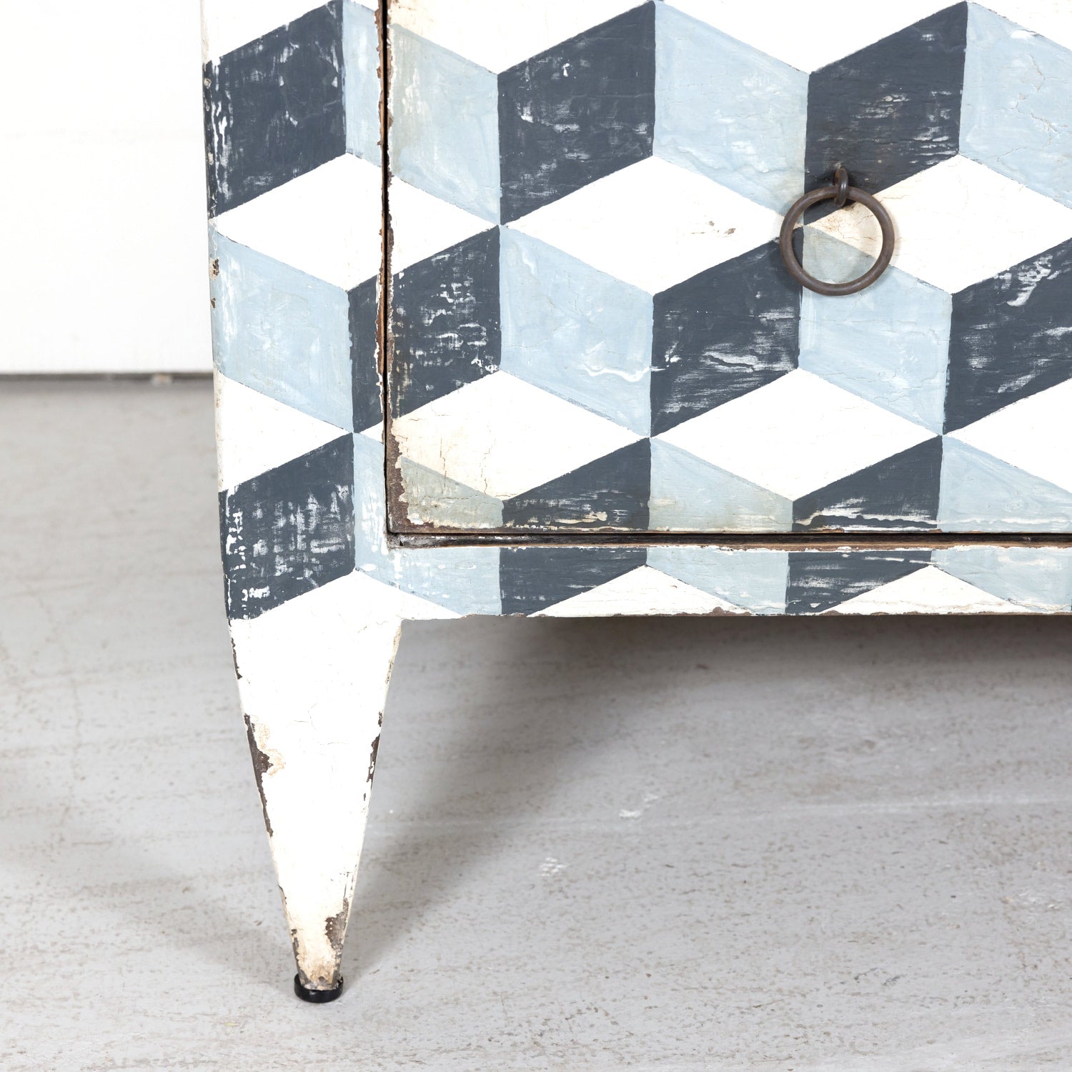 Late 19th Century French Louis XVI Style Painted Commode