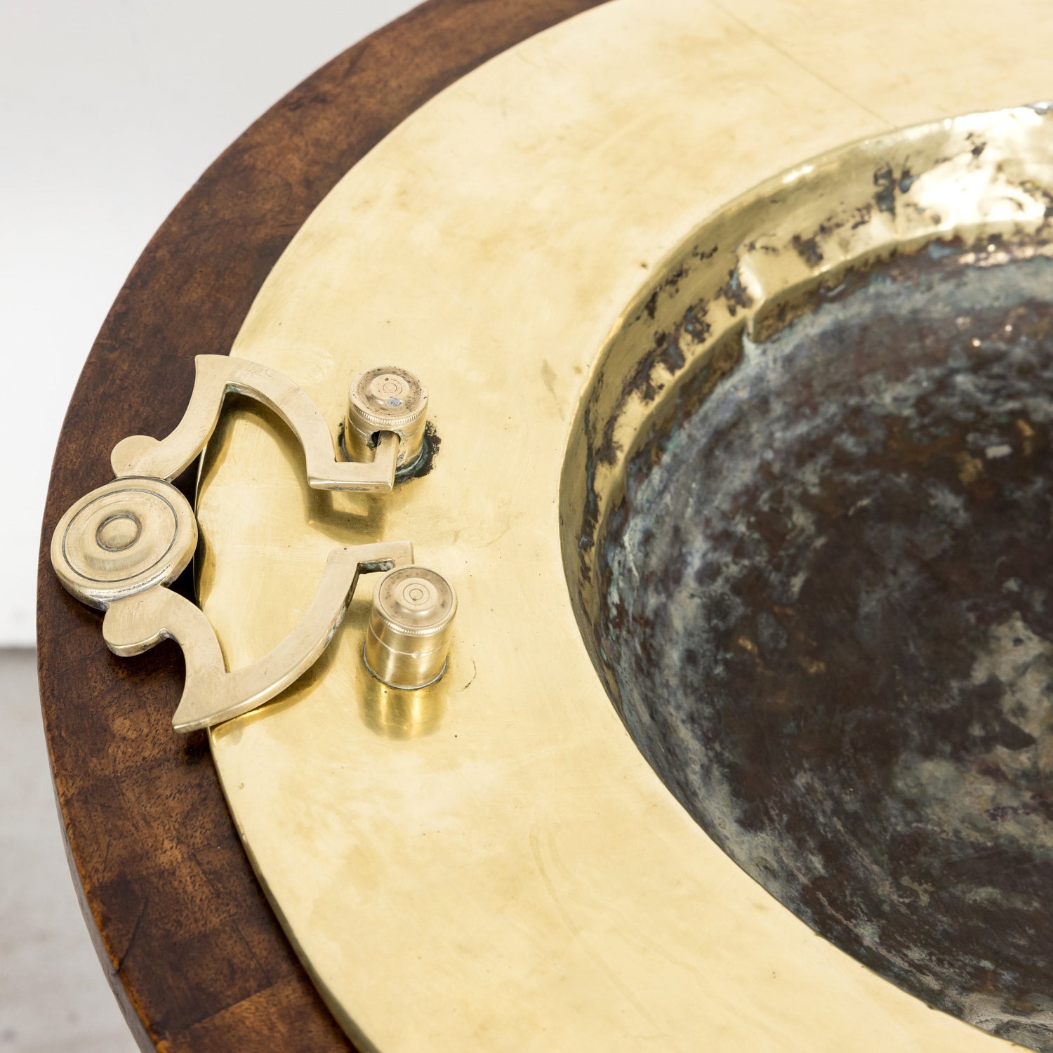 Early 19th Century French Restauration Period Carved Walnut Brazier Tripod Table on Casters