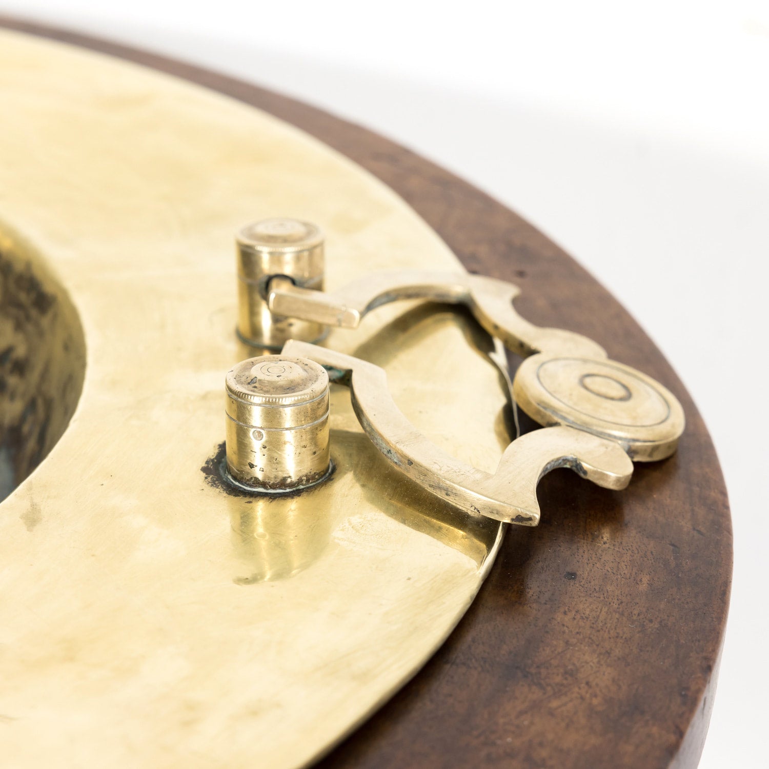 Early 19th Century French Restauration Period Carved Walnut Brazier Tripod Table on Casters