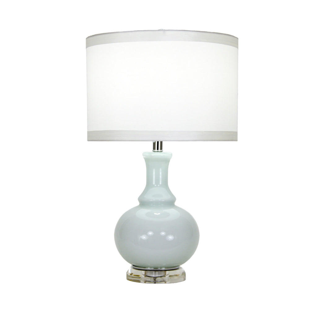 Lucy Celadon Colored Glass Table Lamp