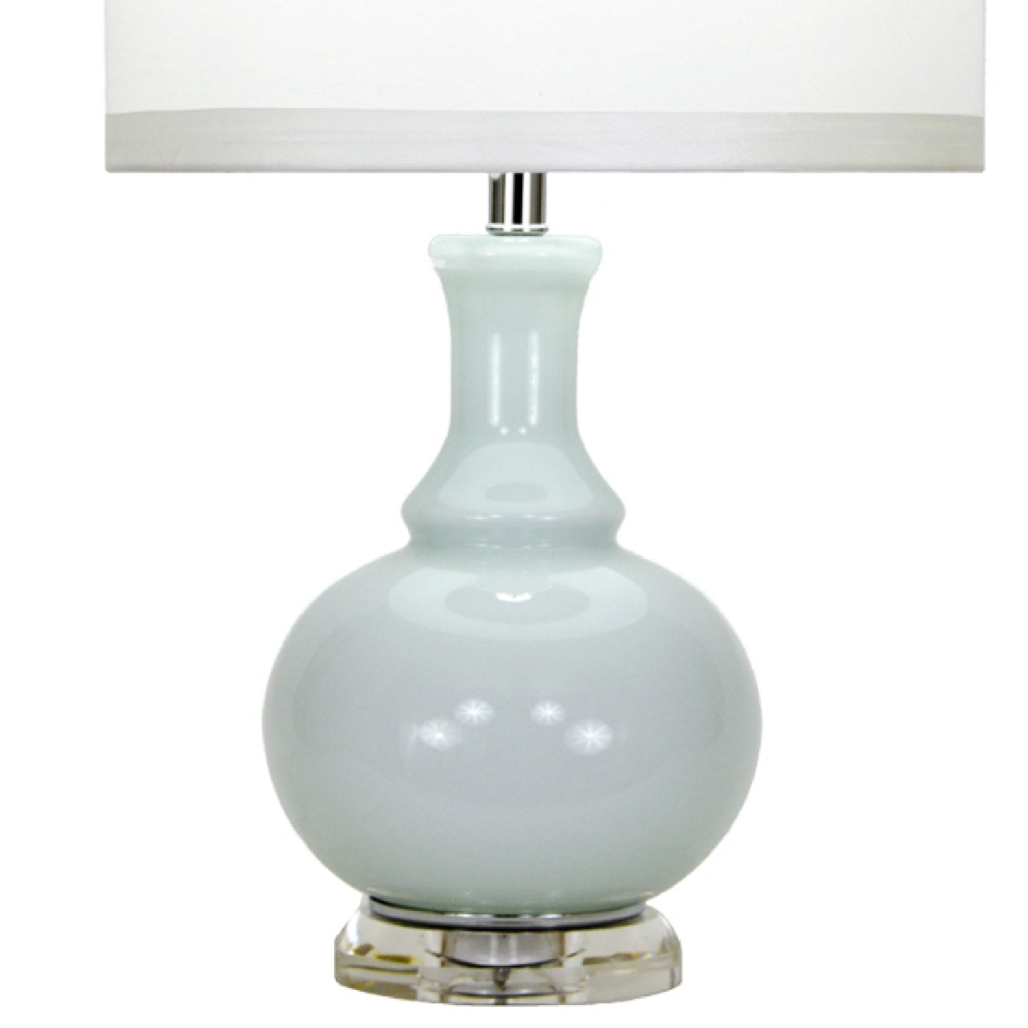 Lucy Celadon Colored Glass Table Lamp