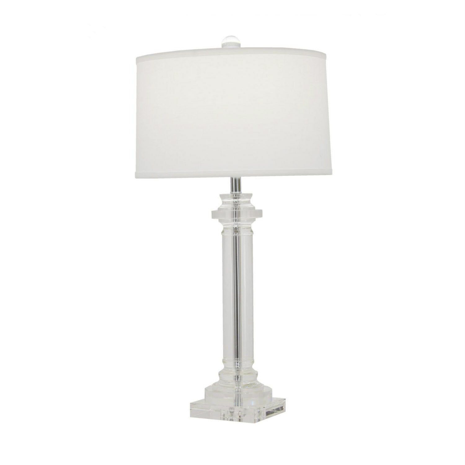 Maximus Crystal Column Table Lamp