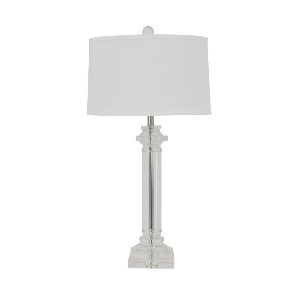 Maximus Crystal Column Table Lamp