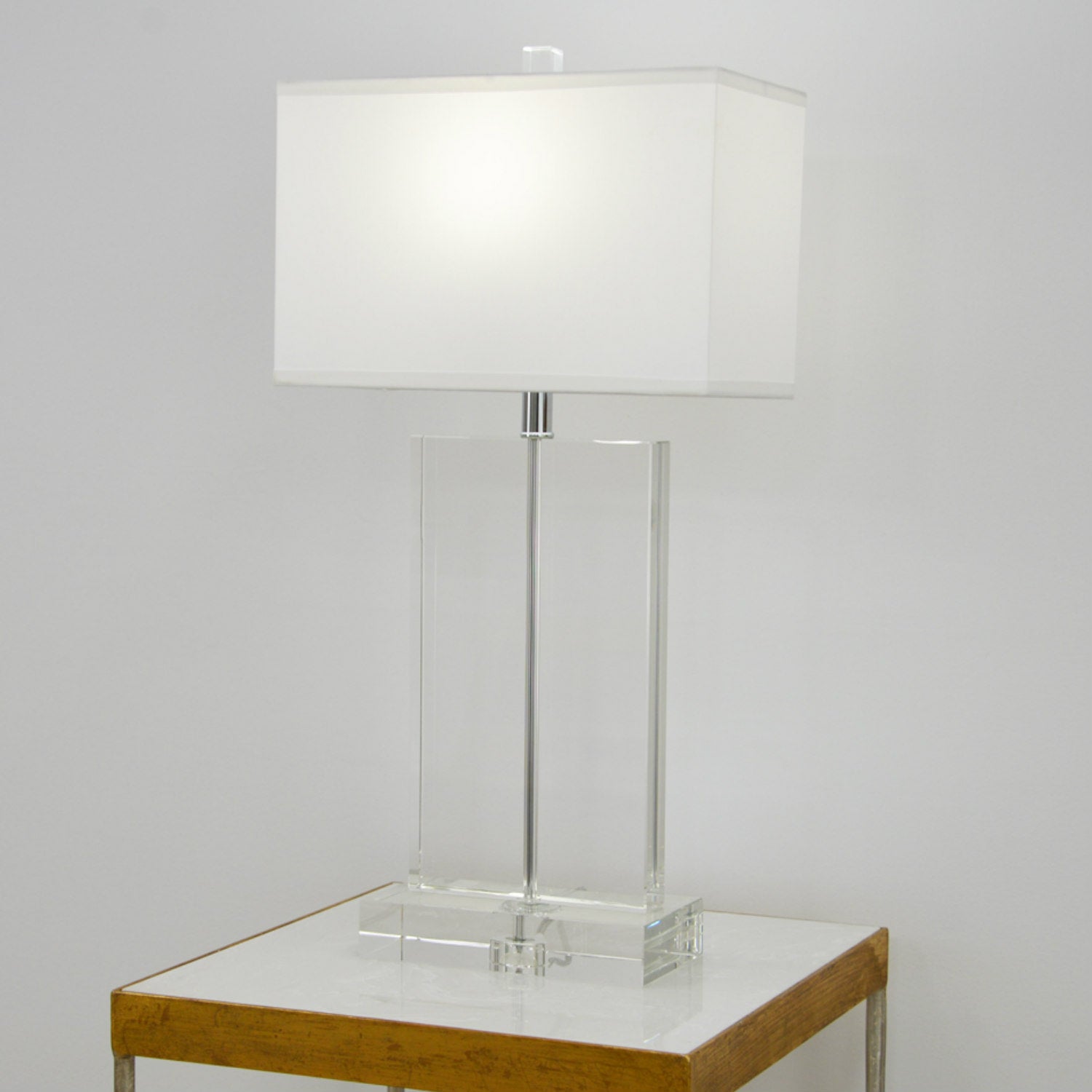 Milli Crystal Block Table Lamp