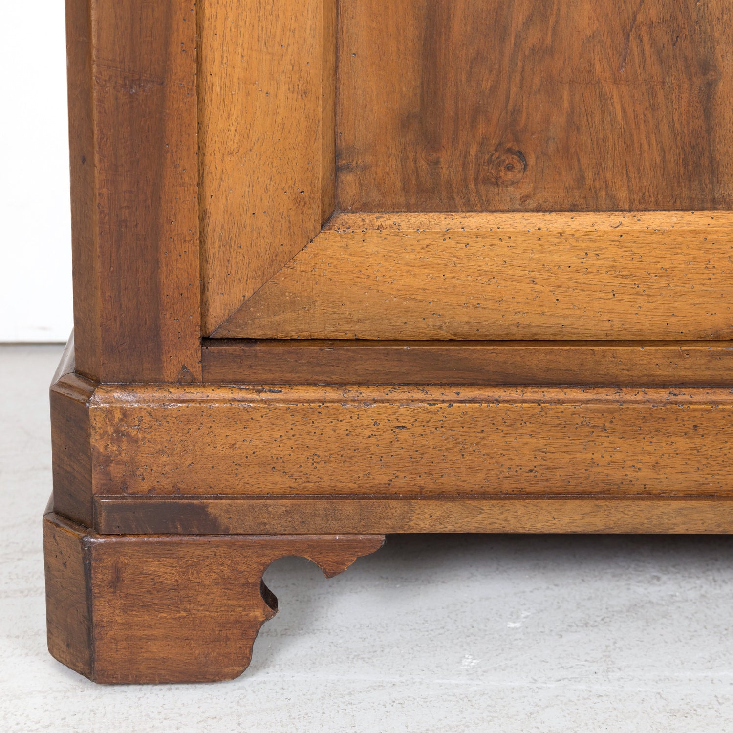 19th Century French Louis Philippe Period Four-Door Walnut Enfilade Buffet