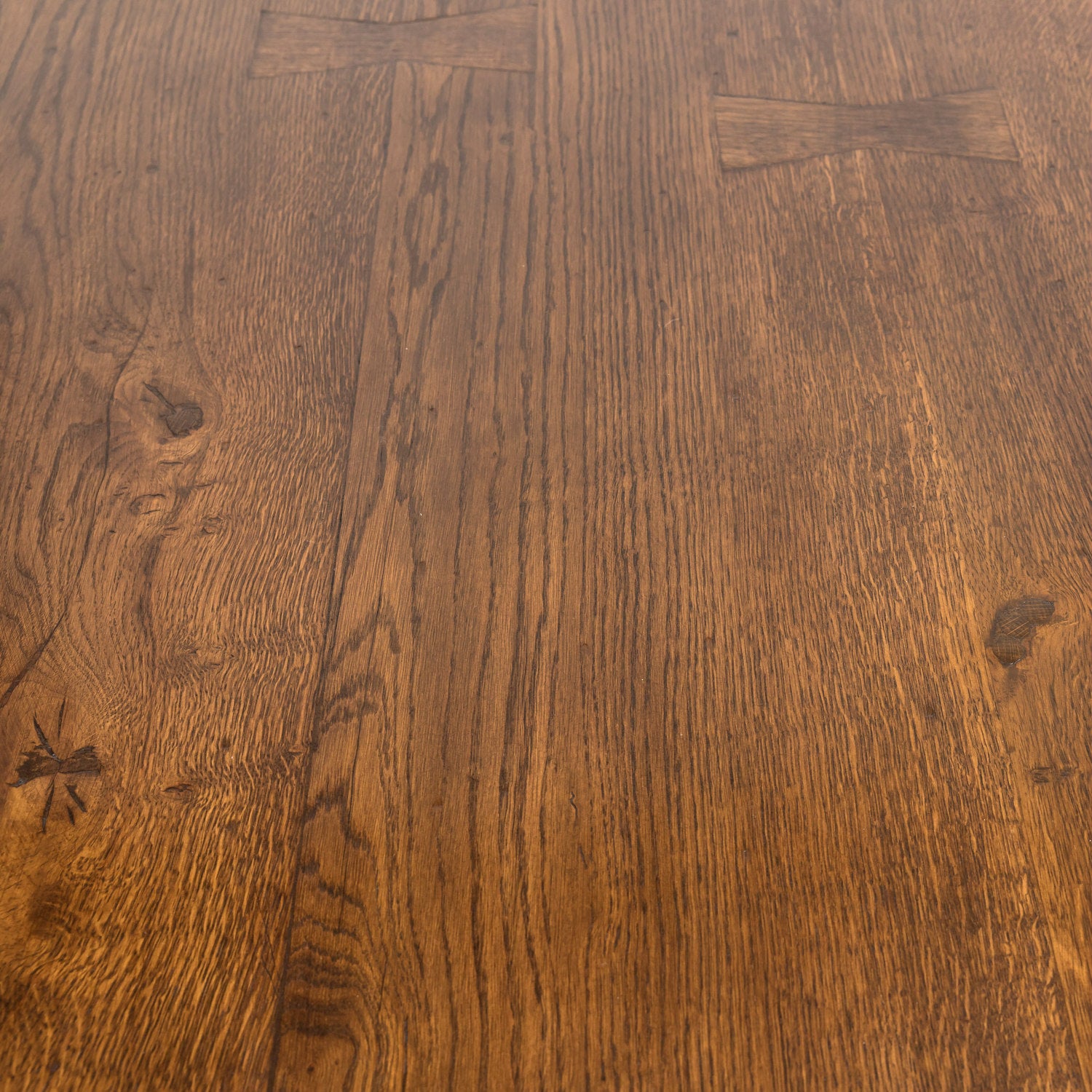 19th Century French Oak Monastery Trestle Table from Normandy