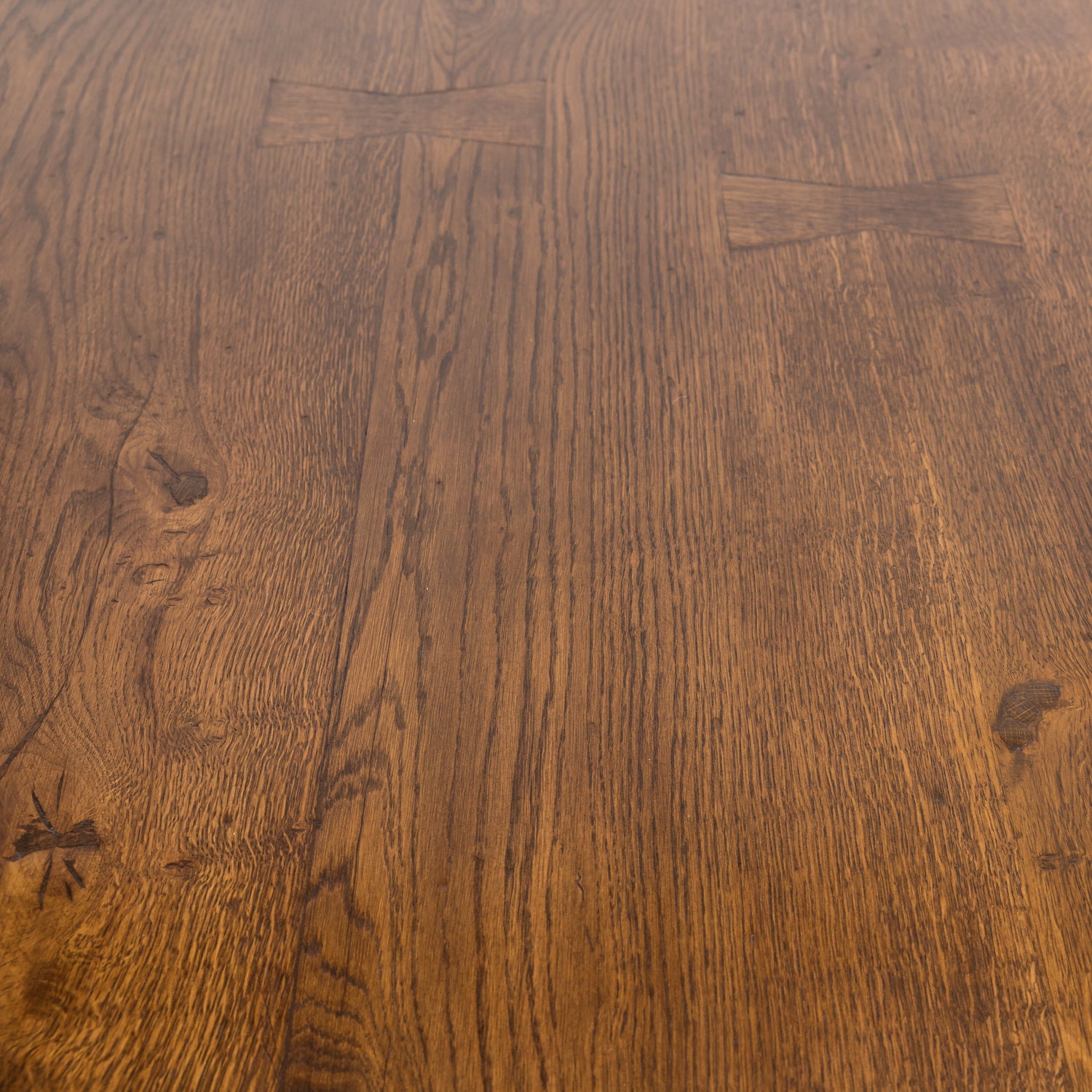 19th Century French Oak Monastery Trestle Table from Normandy