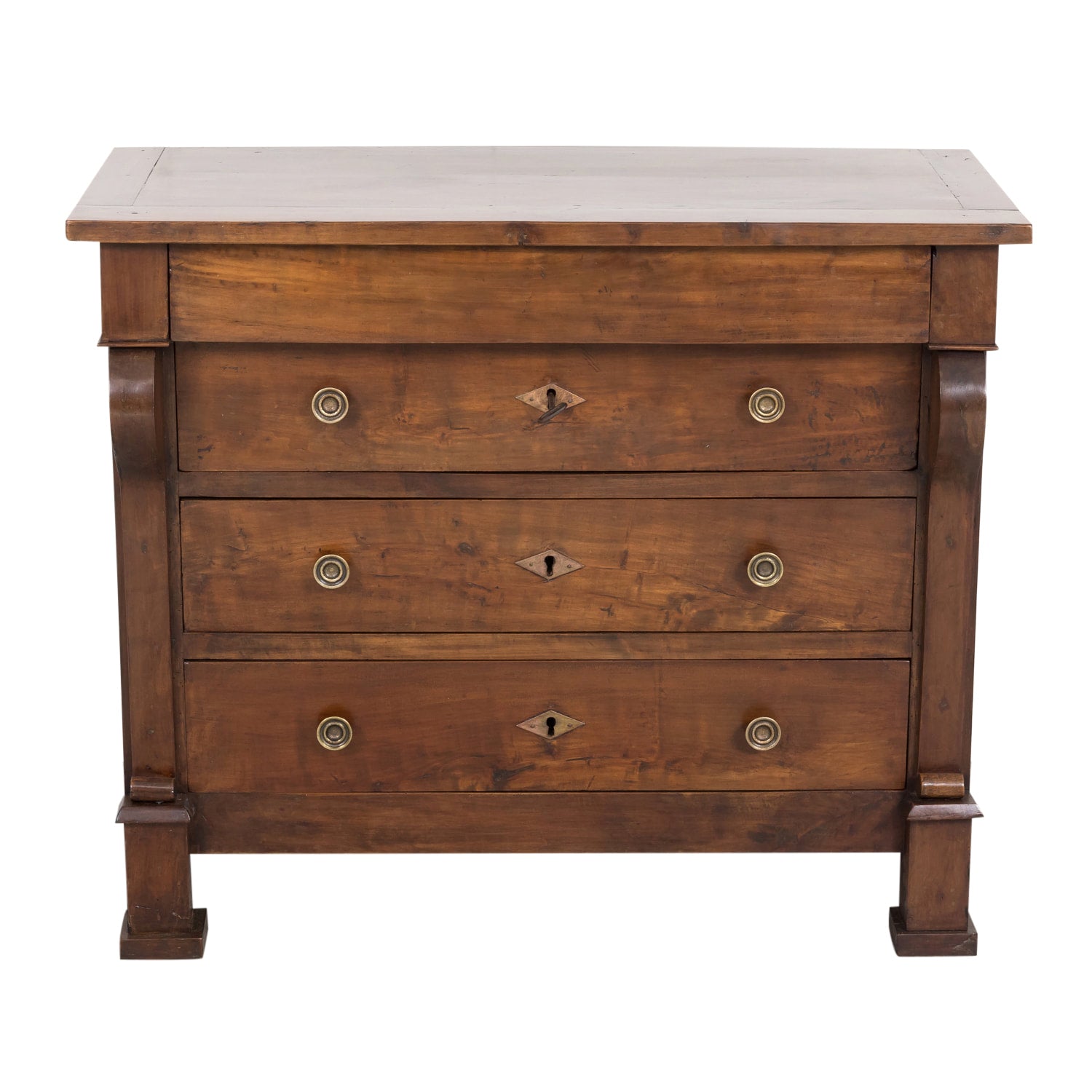 19th Century French Directoire Period Walnut Commode