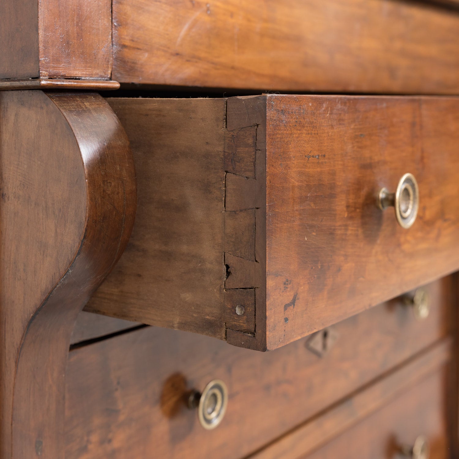 19th Century French Directoire Period Walnut Commode