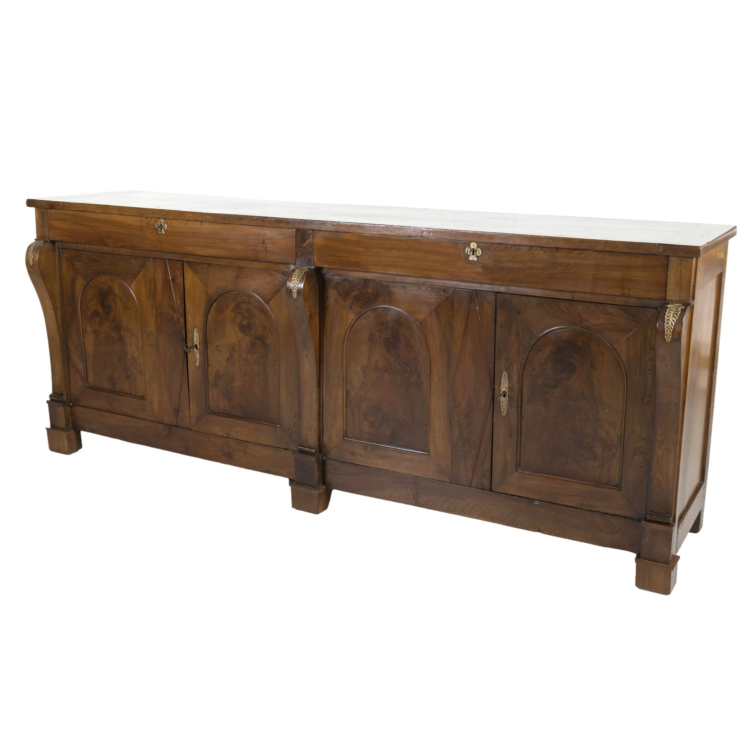 Early 19th Century French Restauration Period Chateau Enfilade Buffet