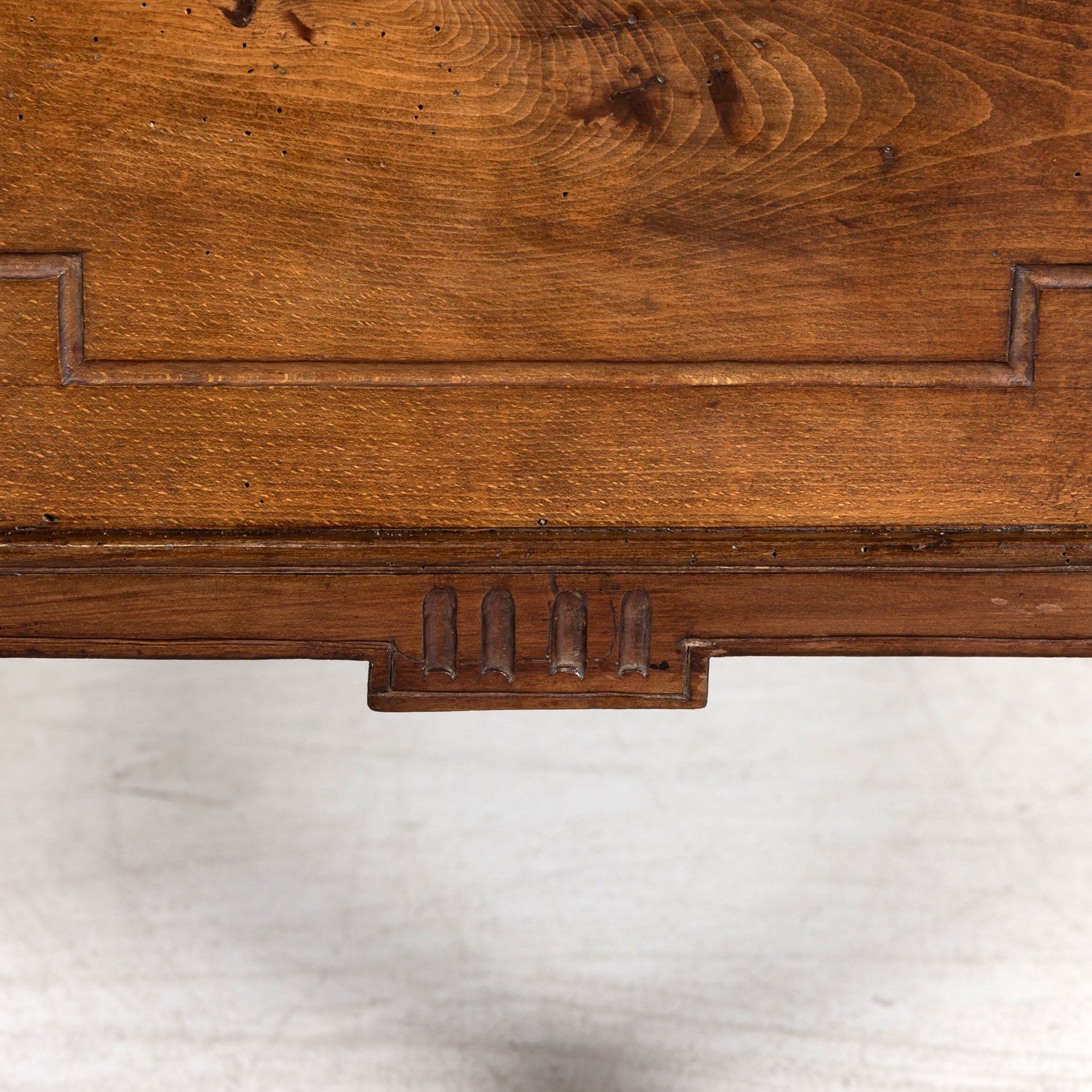 Early 19th French Century Louis XVI Style Solid Walnut Commode Sauteuse