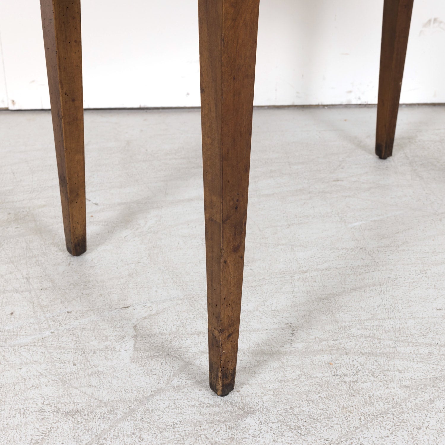 19th Century French Country Walnut Side Table or Work Table