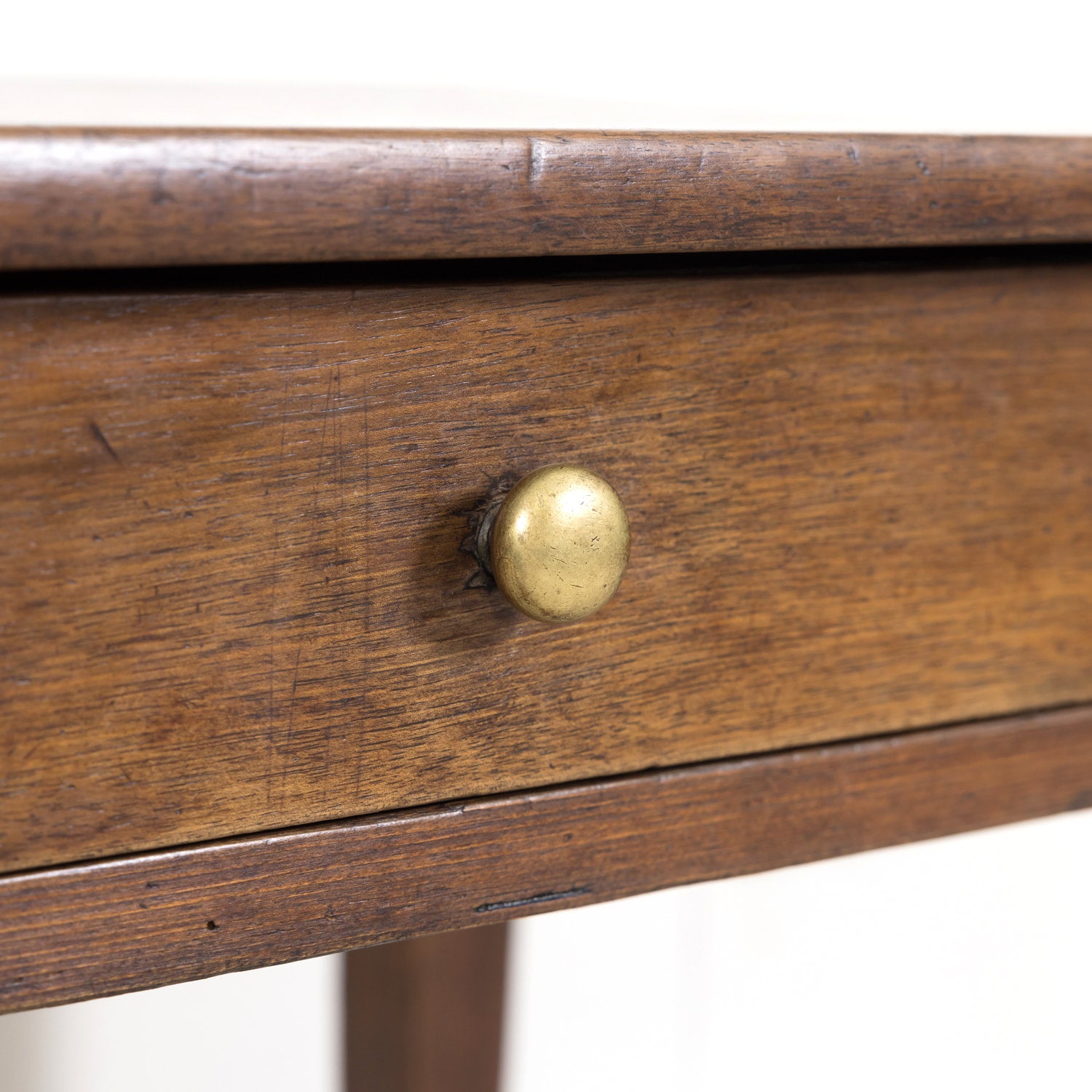 19th Century French Country Walnut Side Table or Work Table