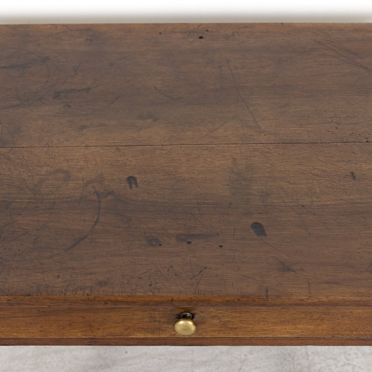 19th Century French Country Walnut Side Table or Work Table