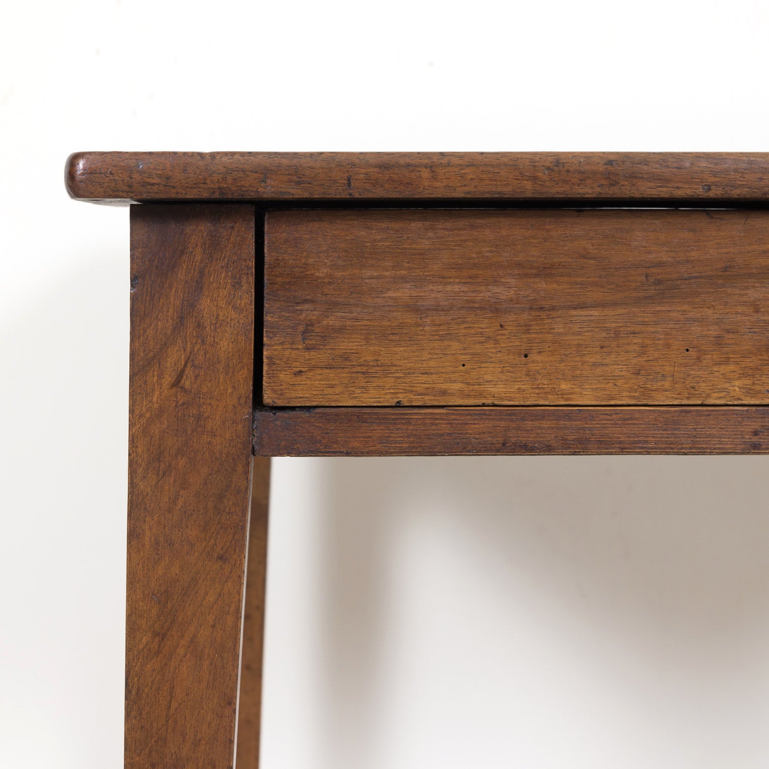 19th Century French Country Walnut Side Table or Work Table