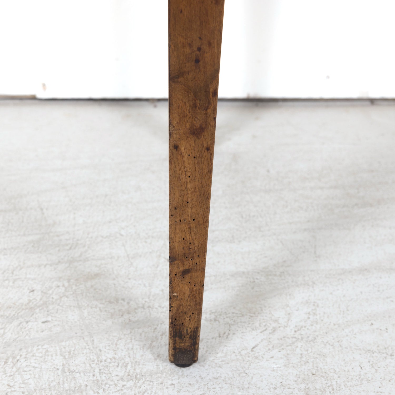 19th Century French Country Walnut Side Table or Work Table