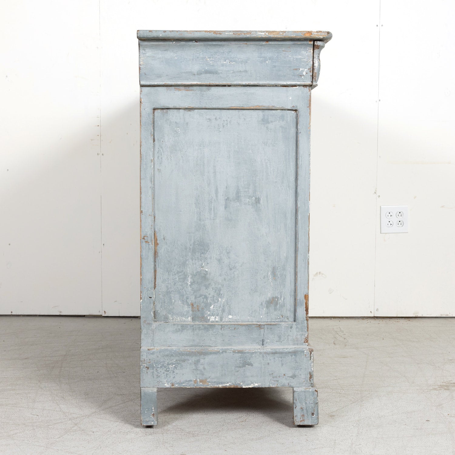 Late 19th Century French Louis Philippe Style Painted Four-Drawer Commode