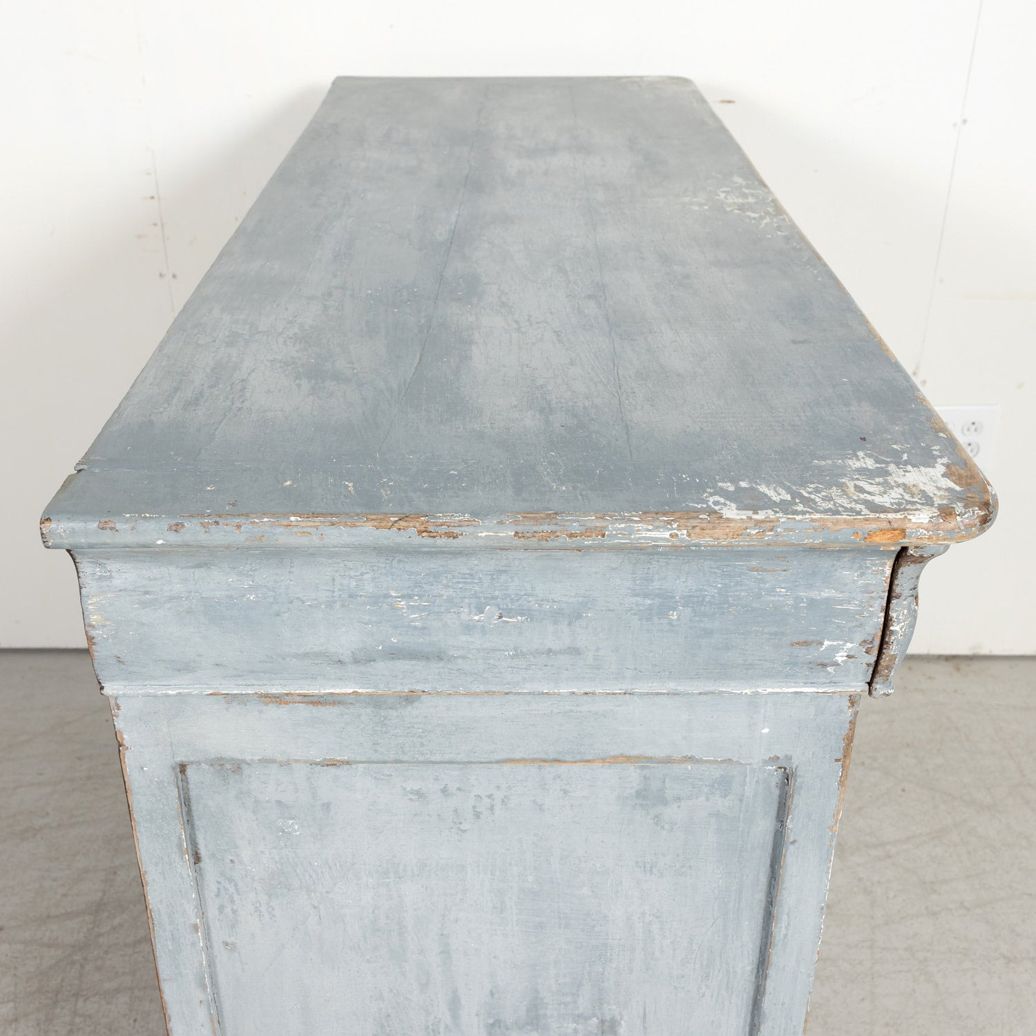 Late 19th Century French Louis Philippe Style Painted Four-Drawer Commode